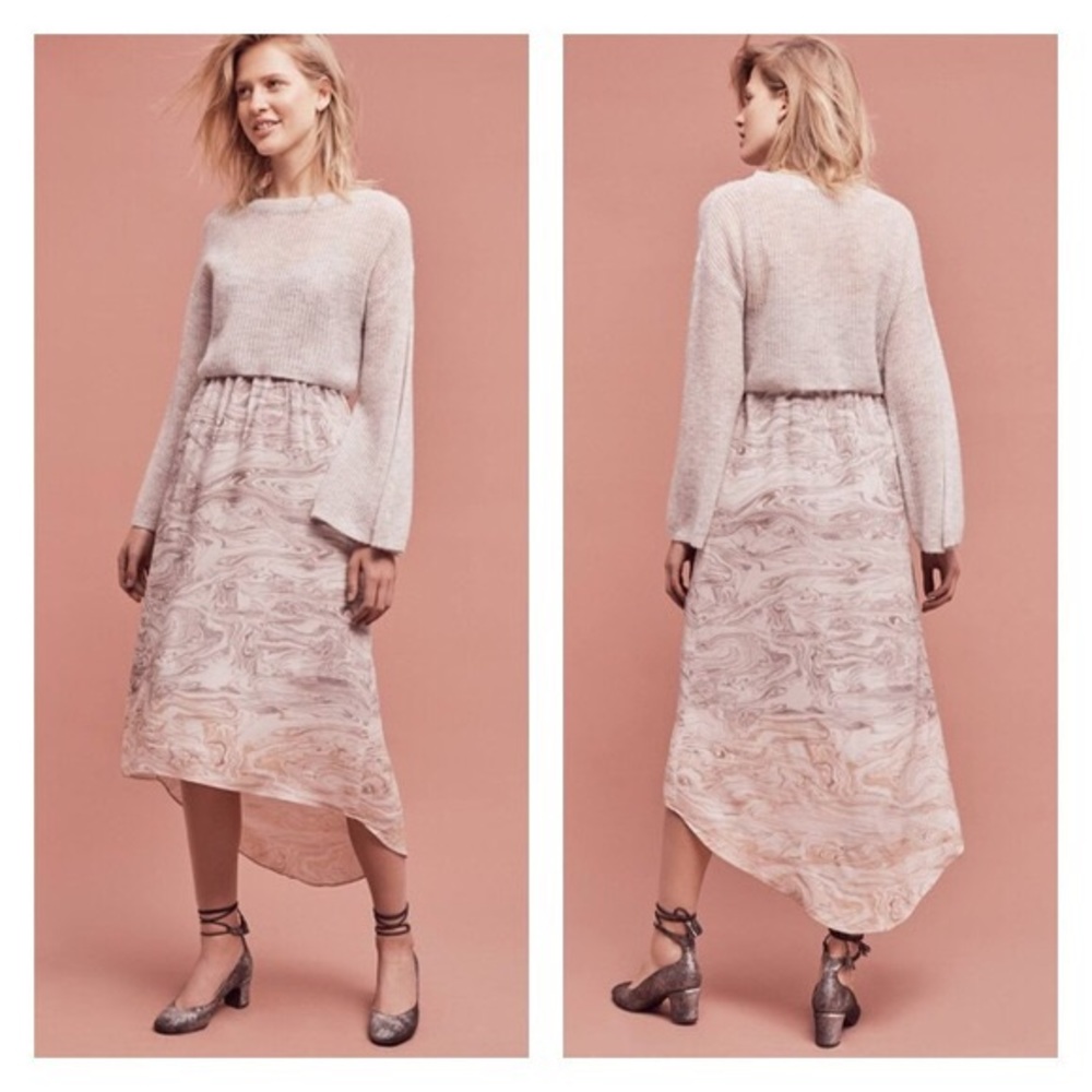 Anthropologie Rosay Sweater & Slipdress Set
